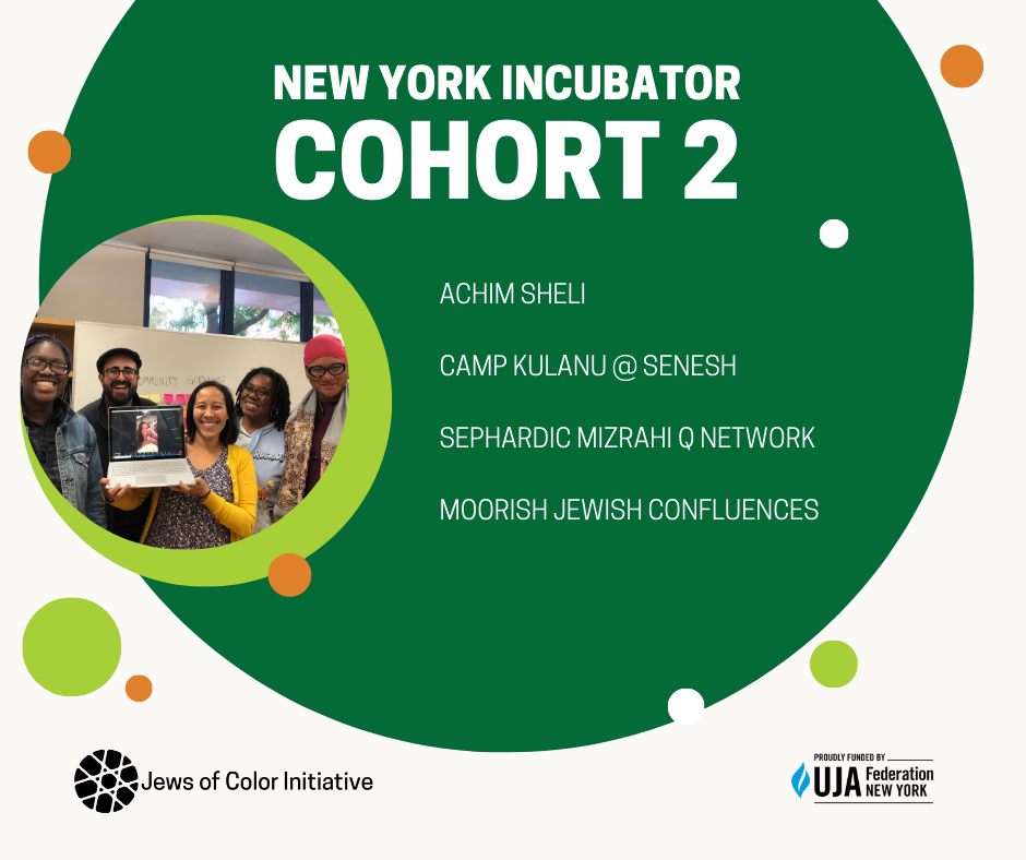 New York Incubator Cohort 2: Achim Sheli, Camp Kulanu @ Senesh, Sephardic Mizrahi Q Network, Moorish Jewish Confluences